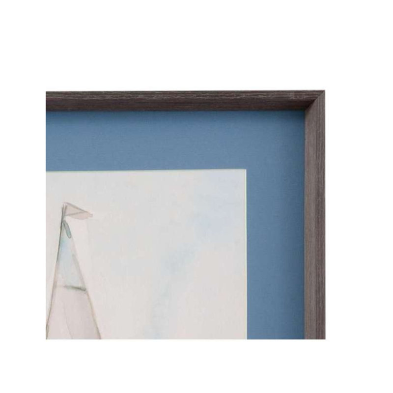 «Mudcloth Foliage I», reproduction encadrée