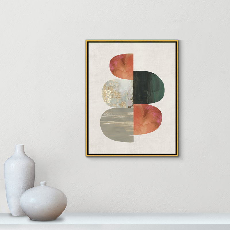 Westcreek Evolving Energy II by Tom Reeves - Print, 29.5" H x 23.5" W, Framed Canvas, Gold