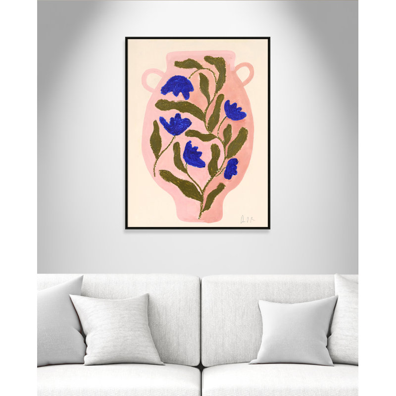 Impression de vase Colette n ° 01 par Camilla Bergqvist, Espresso, H 49,5 po x l 37,5 po