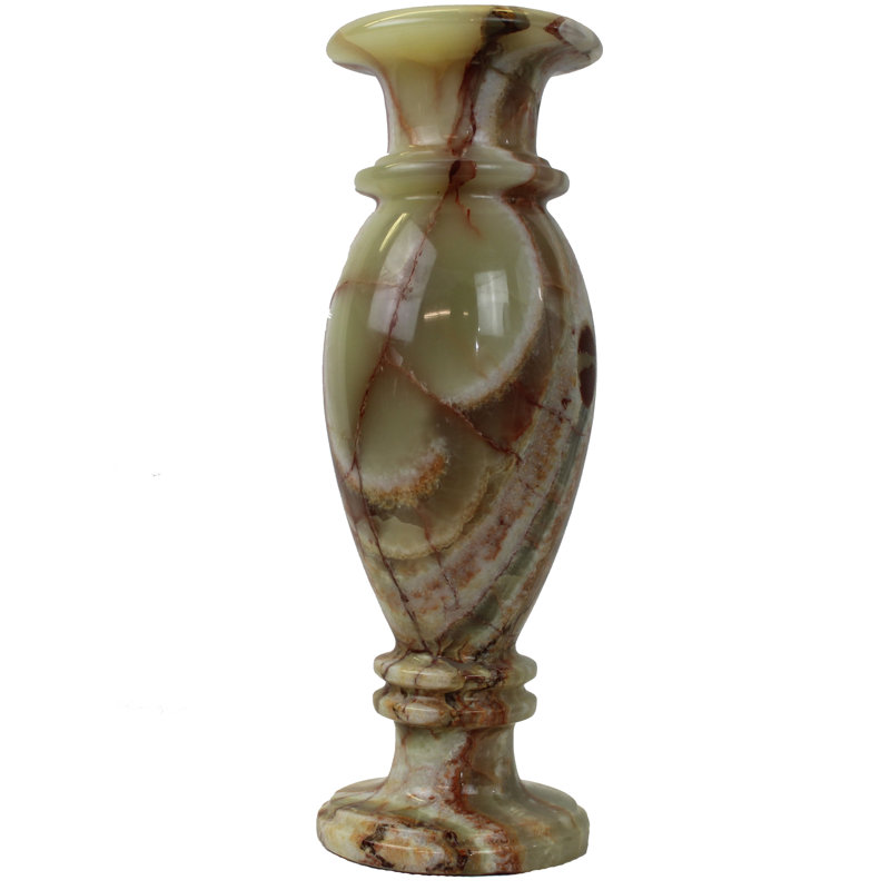 Vase de table fabriqué main onyx décorative Tallent