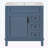 30-Inch Bathroom Vanity with Ceramic Sink-117981647