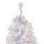 6.5' Pre-Lit Seneca White Spruce Artificial Christmas Tree Dual Function LED Lights-1028629764