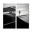 «Black and White Meadow Horizon Photo», ensemble de 2 impressions sur toile de prairie-1157782652-1157782649