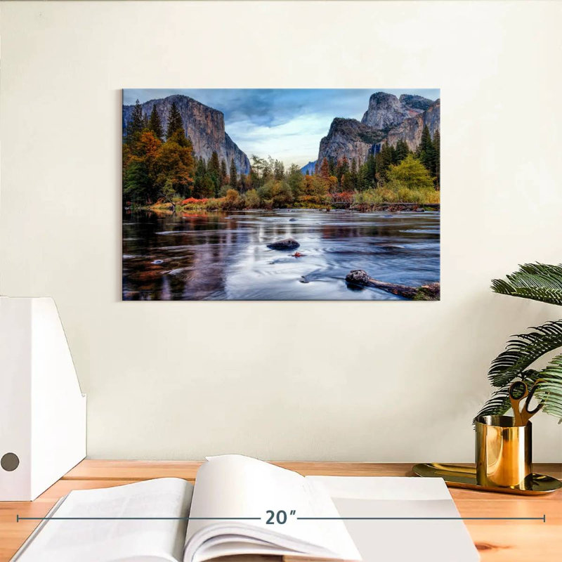 Alvord Still Merced River, H 8 po x l 12 po