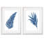 «Indigo Botanica III» par Vincent Van Gogh, ensemble de 2 reproductions d'art encadrées-420309959-420296091-420296088