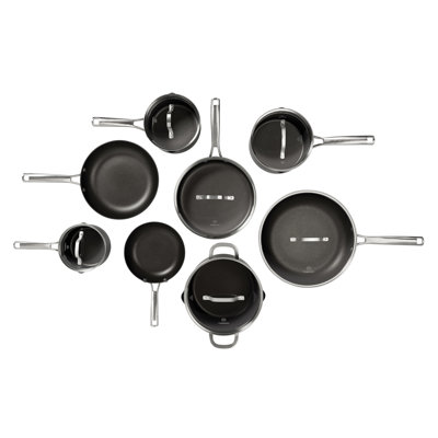 Batterie de cuisine antiadhésive en aluminium 14 pièces Calphalon