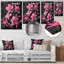 Reproduction d'art mural rose fuchsia fuchsia - fuchsia-495596450-495596448