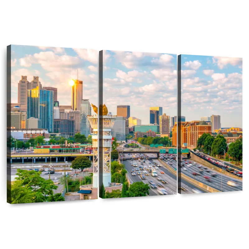 Rorry Atlanta Rush Hour, 20" H x 33" W
