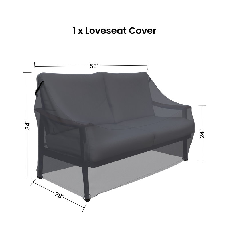 Housse pour causeuse d'extérieur