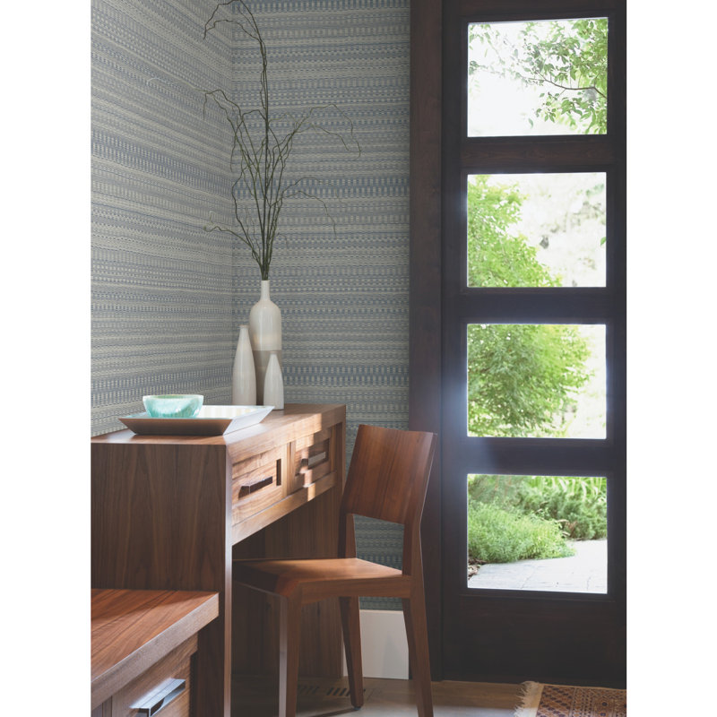 Abstract Wallpaper Roll, Navy