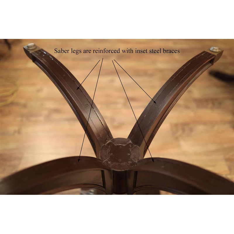 Custom Fit Classics Oval Mahogany Wood Dining Table