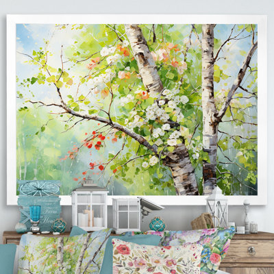 Green Tree American Basswood Spring Blooms I - Tree Wall Art