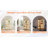 Arched Geometric Led Display Shelf With Adjustable Colour Temperature And Brightness Control, Etagere Bookshelf With Metal Frame And Glass Shelf For Living Room, Bedroom, Curio Cabinet, Gold