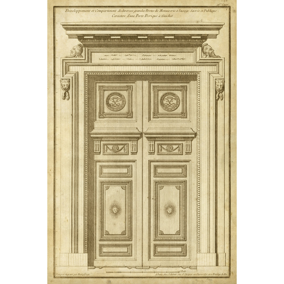 Leinwandbild Vintage Door II