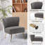 Chaise d'appoint rembourrée Kyshawna-574413159