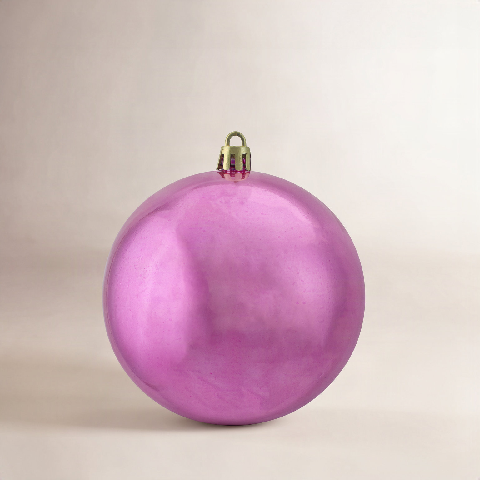 4" Shatterproof Bauble, Bubblegum Pink