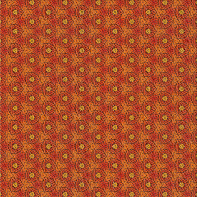 Tapis décoratif brun à motif Hildebrandt