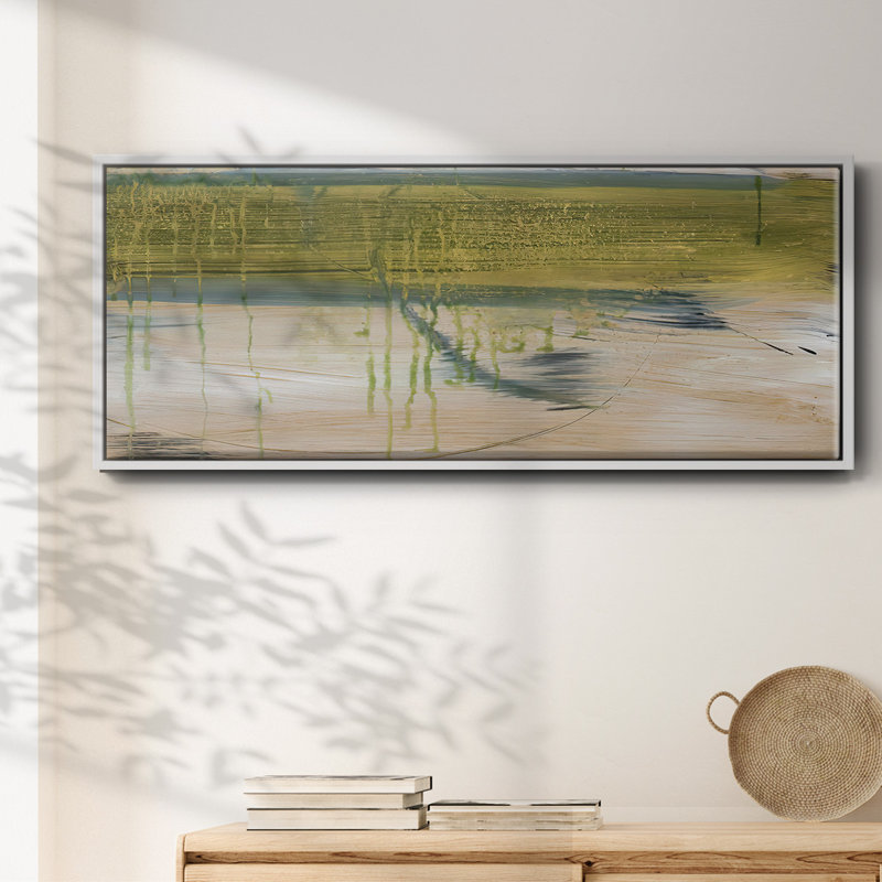 Aquatic Reflections I- Framed Canvas