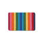 Tapis de bain arc-en-ciel à rayures, 16 x 24 po