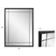 Miroir mural rectangulaire en métal-466013083-466013082