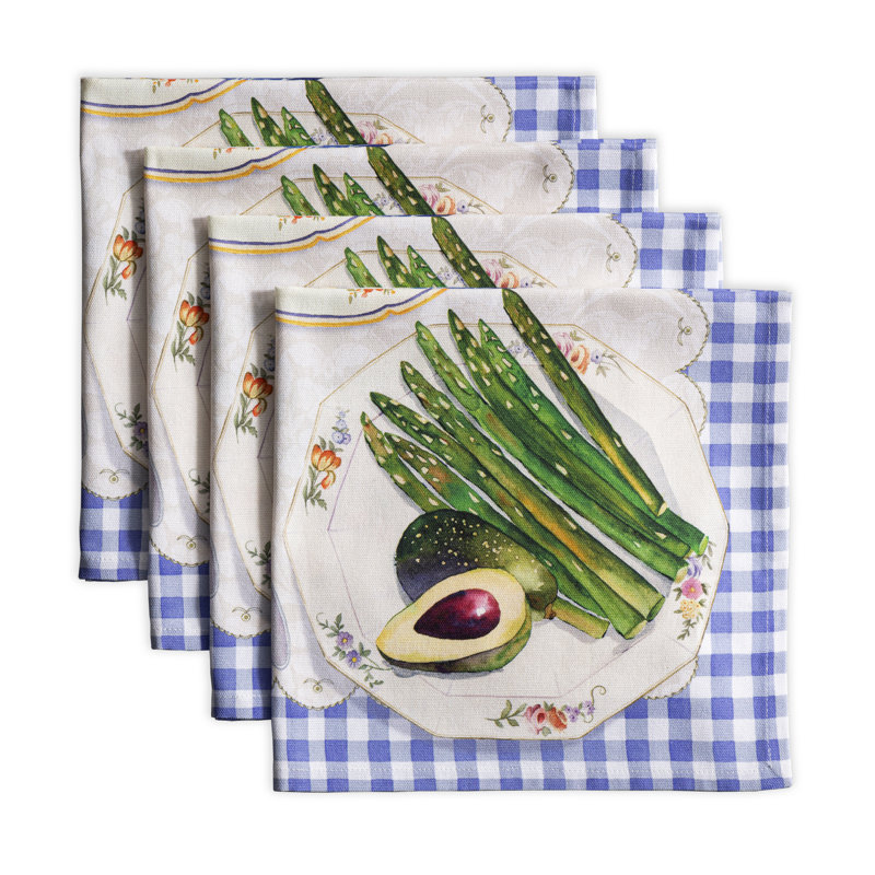 100% Cotton Gingham Square Napkin