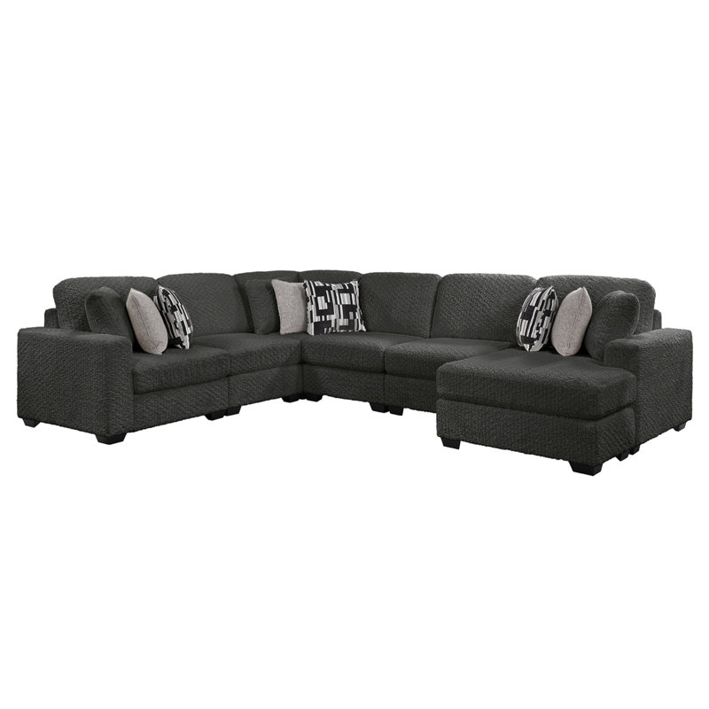 Maxwell Modern Sectional Sofa with Premium Upholstery in Gray