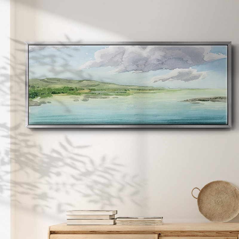 Clear Lagoon II- Framed Canvas