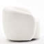 Fauteuil demi-tonneau pivotant rembourré Munehito-986386218