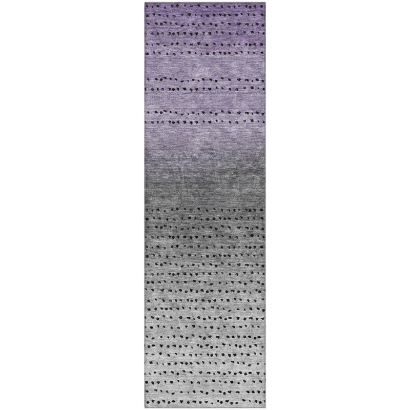 Premium Machine Washable Ansley Abstract Rug, Runner 2'3" x 7'6"