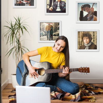4 Pack Vinyl Record Frame For The Wall, Album Frames For 12x12 Inch Lp Album Cover-black