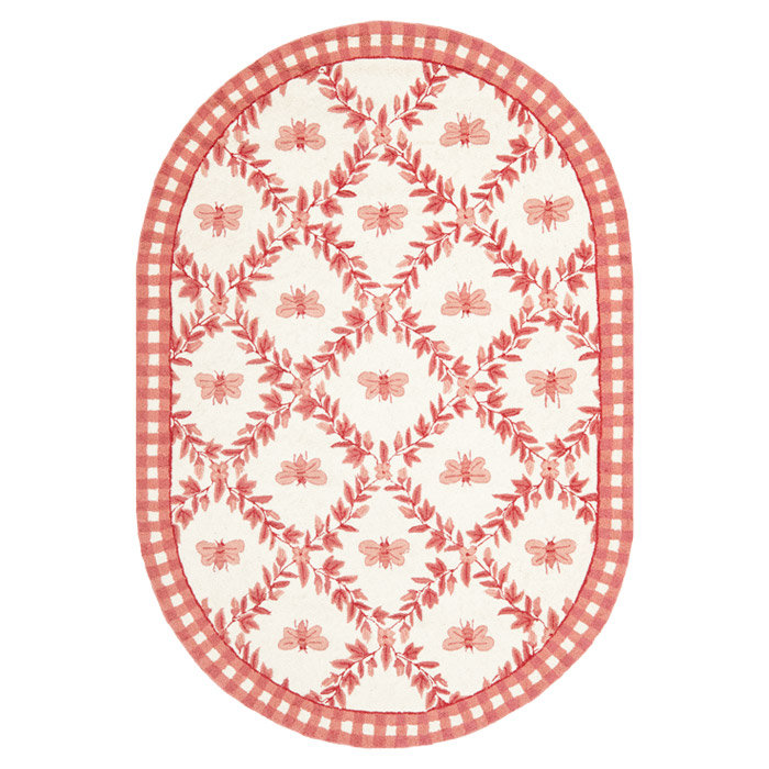 Wool Rug, Oval 7'6" x 9'6" 