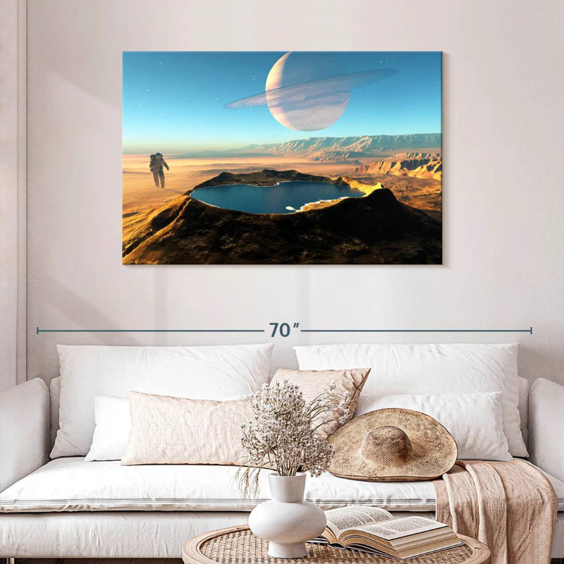 Kelan Space Crater, 30" H x 45" W