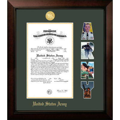 Army Certificate Legacy Picture Frame