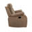 Global United  Recliningtransitional Microfiber Fabric Loveseat