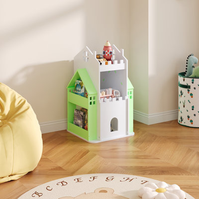 75cm H X 1cm W PVC Wood Plastic Board + Co-extruded Board + ABS No Subject Kids Bookcase