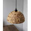 Lustre japonais en rotin de style Wabi-Sabi