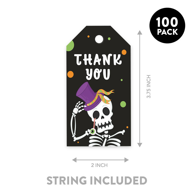 Sacs-cadeaux en papier Skeleton