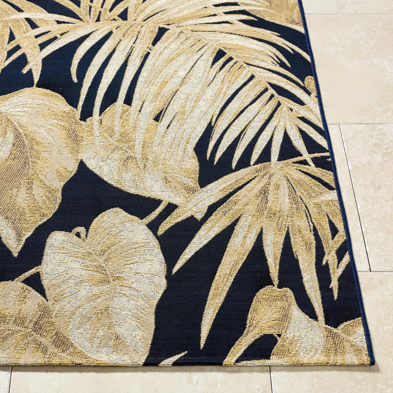 Tapis tissé à la machine Breckon, Rectangle 6 pi 6,7 po x 9 pi 0,3 po