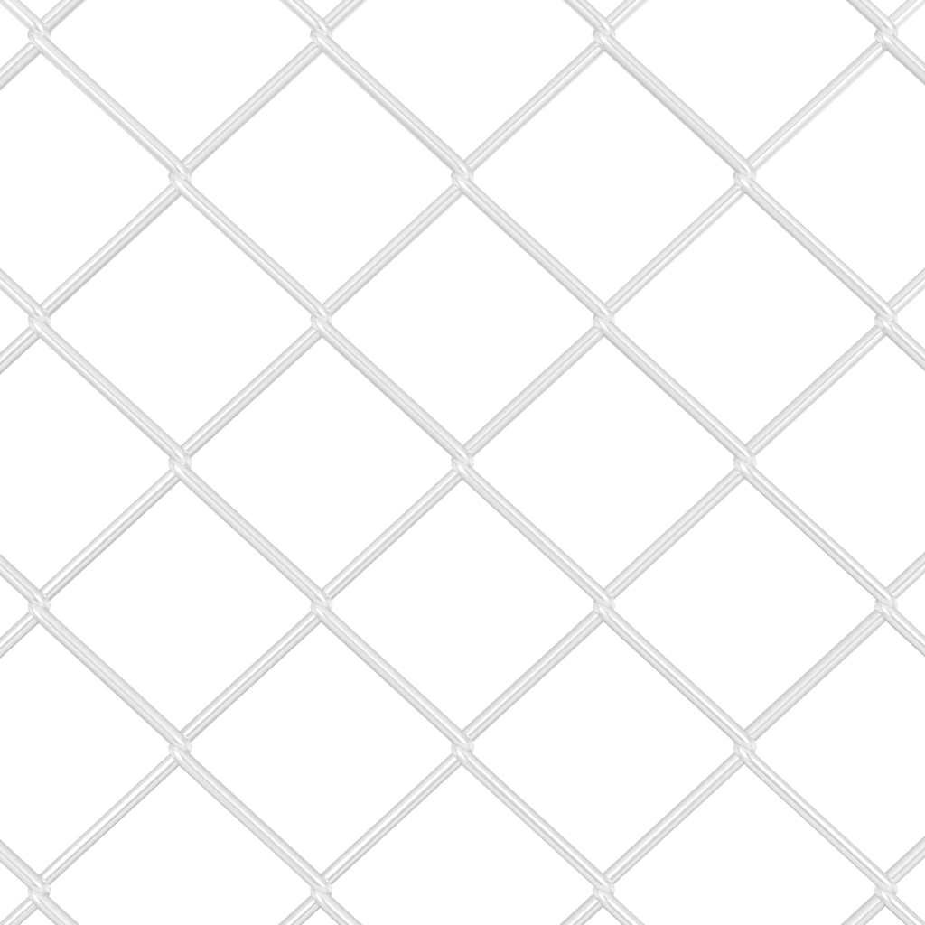 Vidaxl Chain Link Fence With Posts Steel