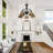 5 Lights Antique Pendant Lamp Adjustable Height