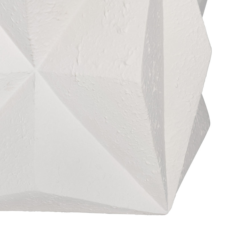 27" Resin Table Lamp With Gray Shade