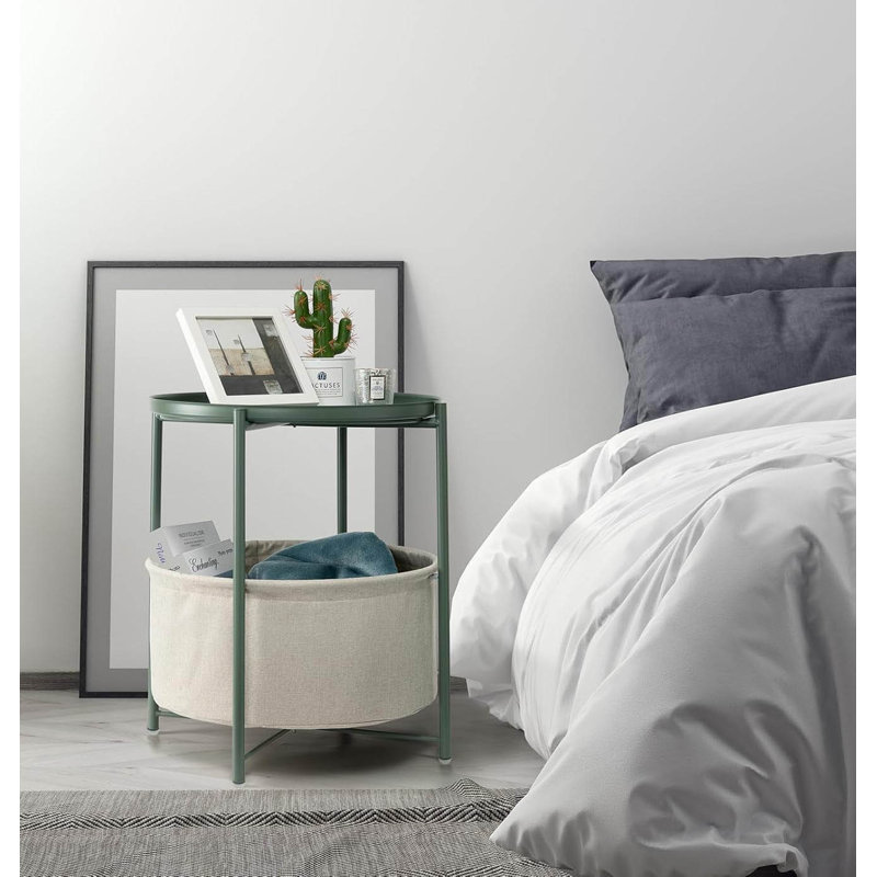 End Table, Dark Green