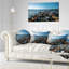 Coussin de cityscape skyscrapers aérienne et sea view-29075877-29075878