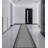 Custom Size Runner Rug Solid Border Gray Berber Style Indoor/Outdoor Non Slip Latex Backing-73824719