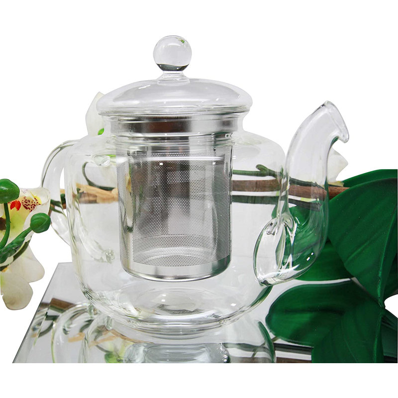 Red Barrel Studio® 32oz. Glass No Pattern Teapot