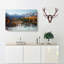Auronzo Di Cadore Mountains Italy in Abstract - Wrapped Canvas Painting Print-55314411