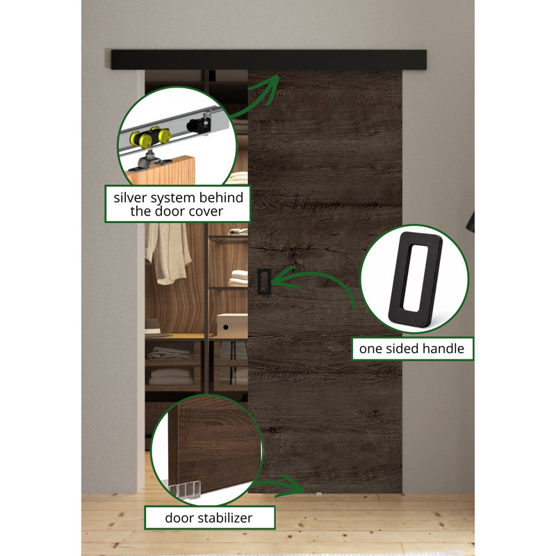 DOOR WERDI 1, Dark Ash, 92cm x 205cm