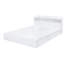 Grand lit plateforme avec rangement