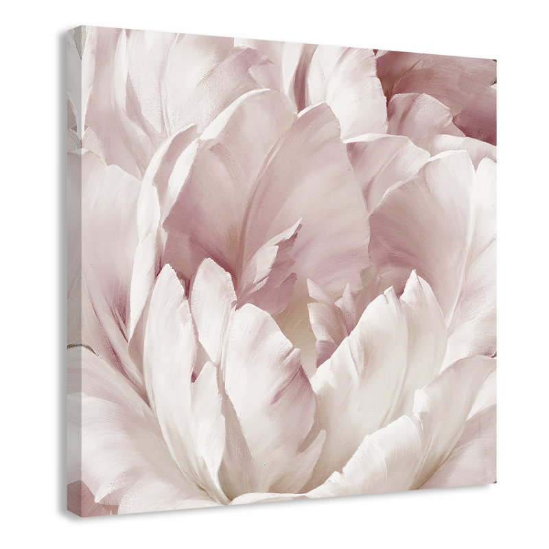 Intime rosé III - photographie, Toile tendue, H 24 po x l 24 po x P 1,375 po