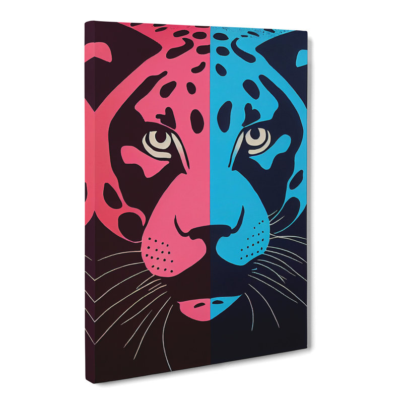 Panther Conceptual - Wrapped Canvas, 76cm H x 50cm W x 3cm D